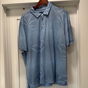Tommy Bahama Blue Polo Shirt Soft Cotton Blend